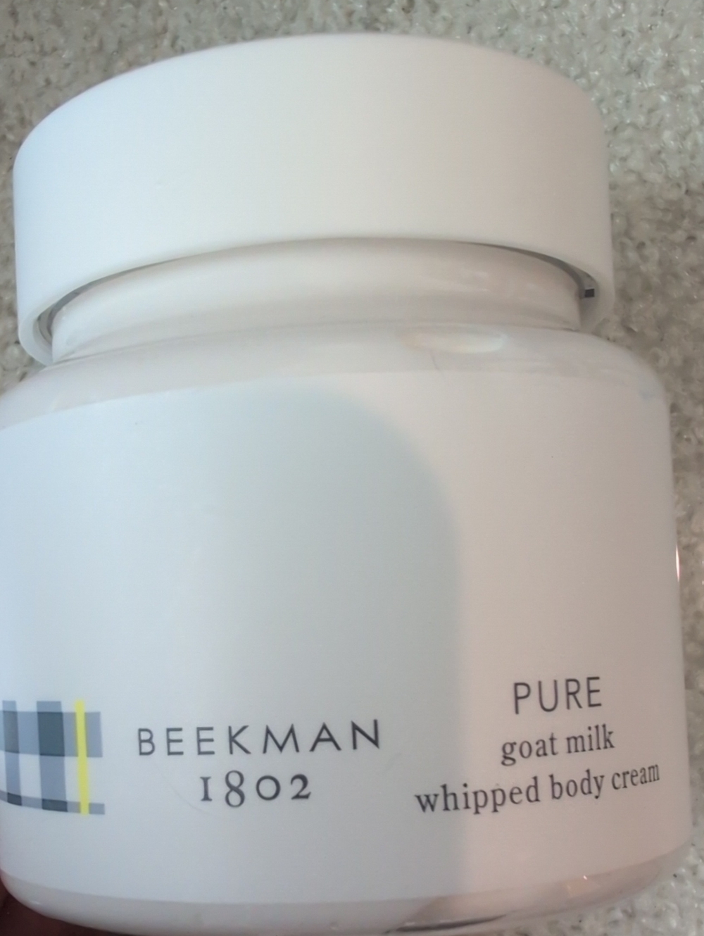 Beekman 1802 White Whipped Body Cream Jar